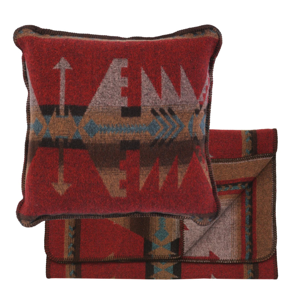 Yosemite Aztec Scarf & Pillow Set | Your Western Decor