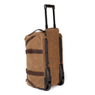 Waxed canvas and leather roll-on duffle bag made in the USA - Your Western Decor