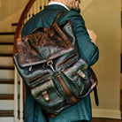 Theodore Premium Leather Backpack made in the USA - Your Western Decor