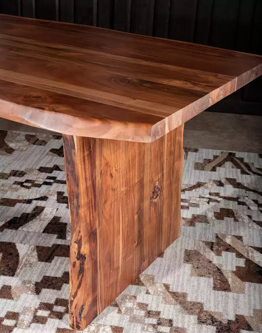 Acacia Live Edge Dining Table - Your Western Decor