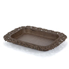 Acanthus metal scrollwork butter dish base