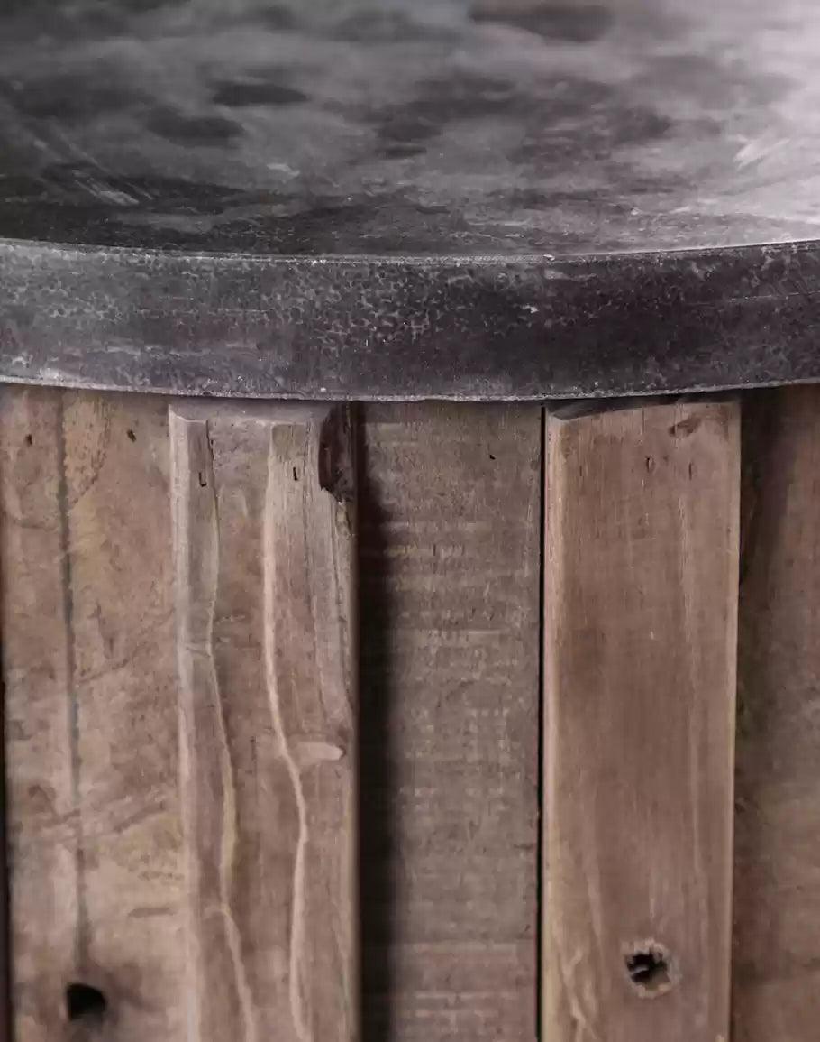 Bluestone & Elm Side Table detail - Your Western Decor