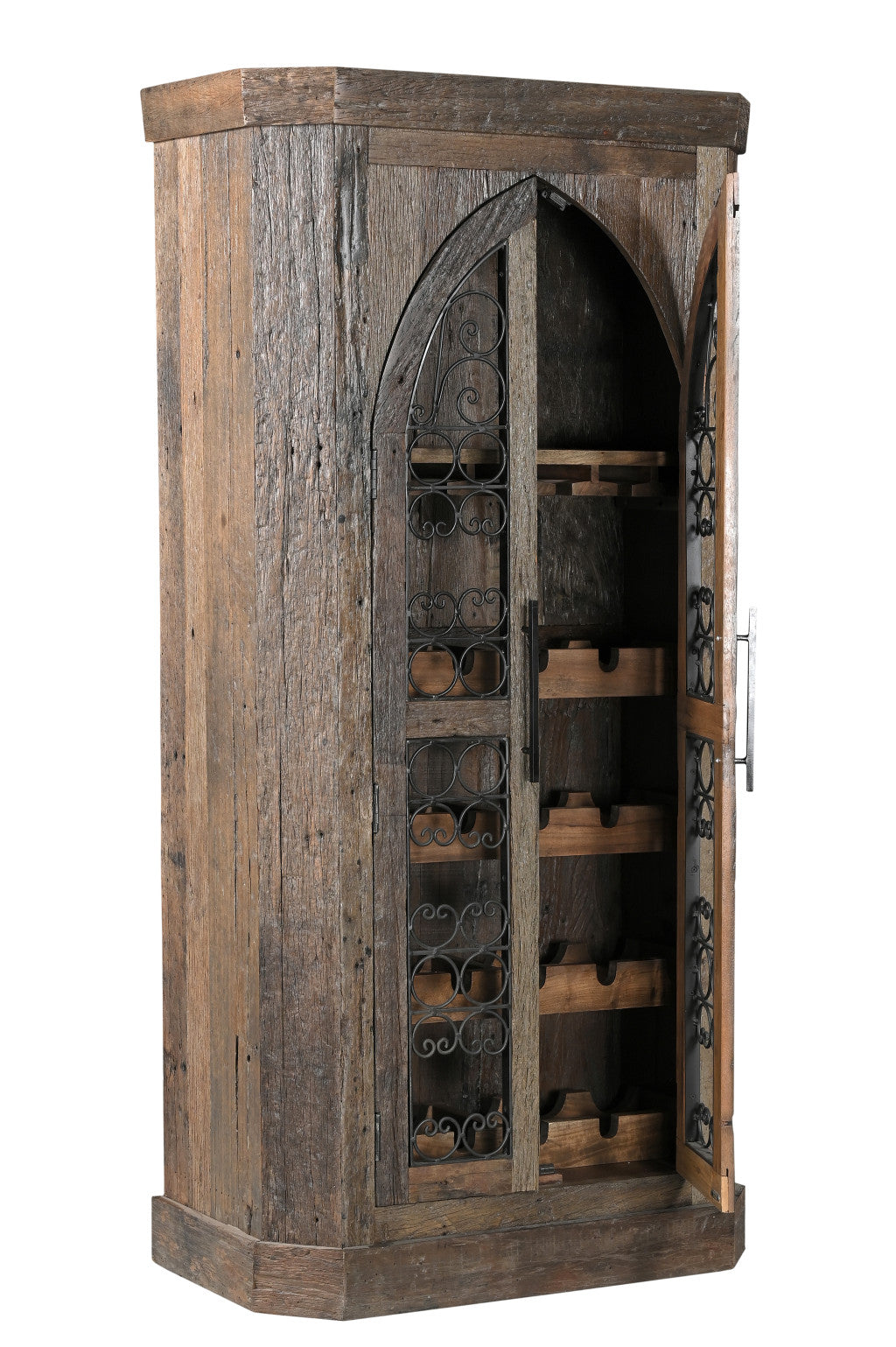 Aden Rustic Bar and Wine Cabinet - Your Western Decor