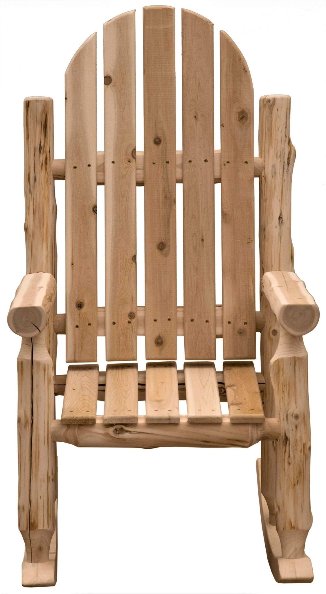 Adirondack cedar log rocking chair - Made in the USA - Your Western Decor