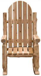 Adirondack cedar log rocking chair - Made in the USA - Your Western Decor