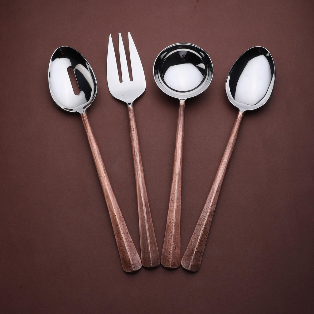 Aged Copper Handled Hostess Set - Your Western Decor
