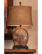 Rustic Aged Ivory Table Lamp - Your Western Decor