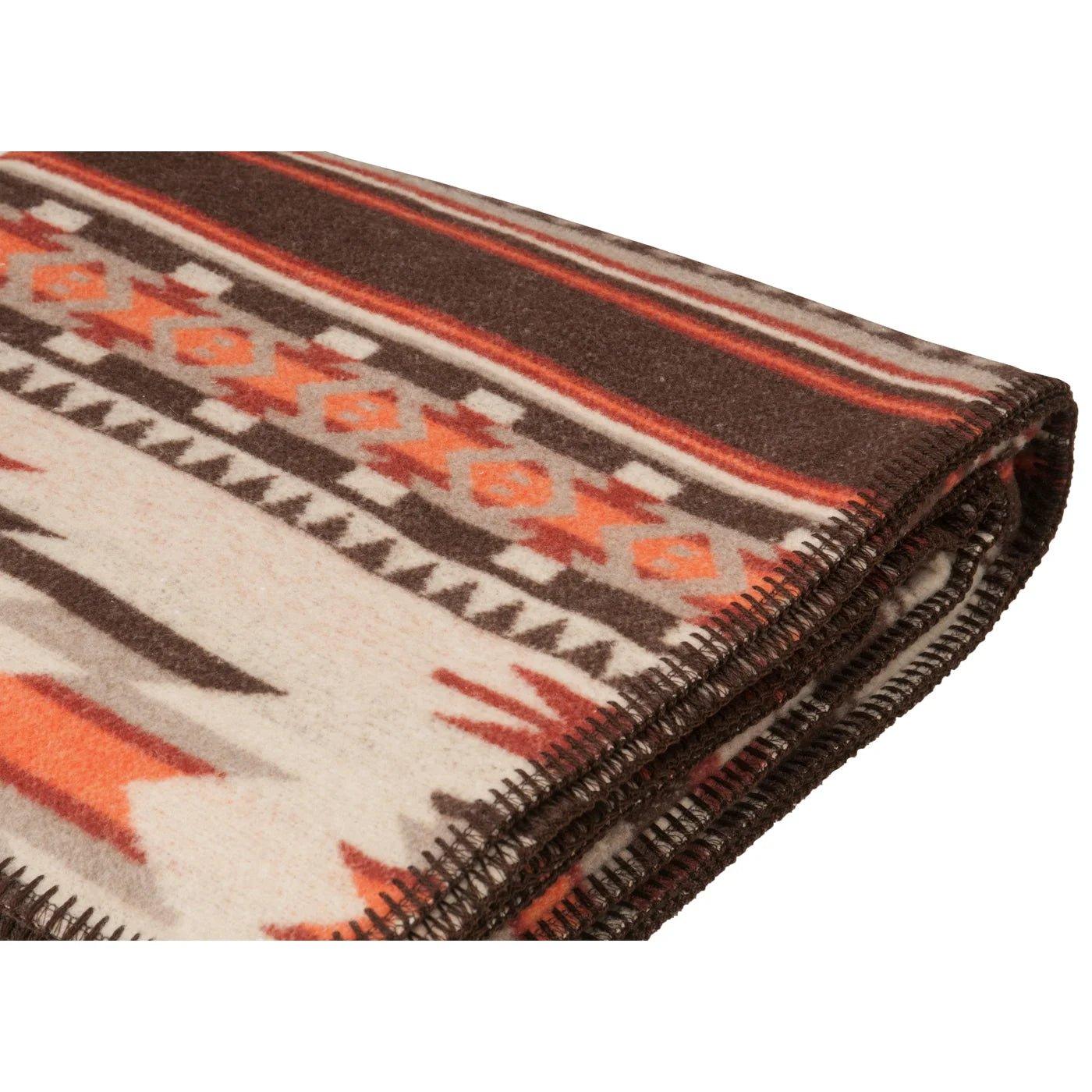 American made wool blend Alamosa Southwestern Throw Blanket - Your Western Decor