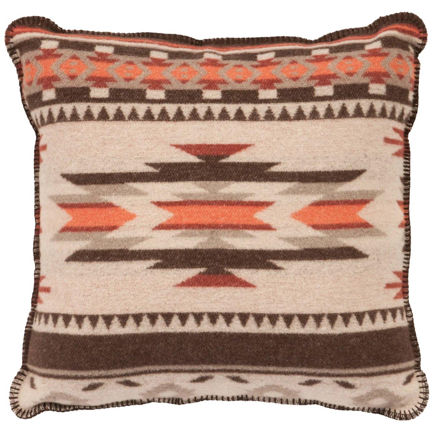 Alamosa Southwestern Wool Blend Accent Pillow - Your Western Decor