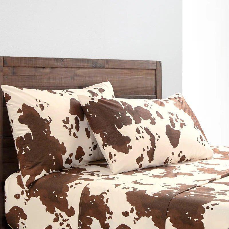 AllOver Cowhide Print Sheets Your Western Decor & Design