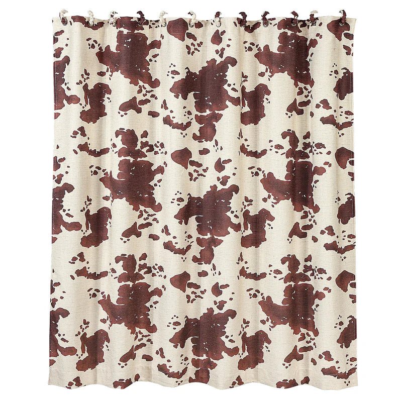 All-Over Cowhide Print Shower Curtain - Your Western Decor