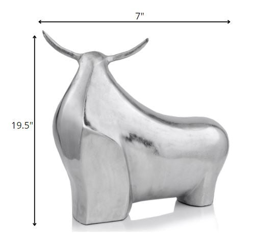 Aluminum Bull Sculpture - Your Western Decor