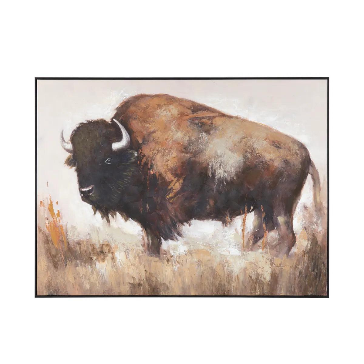 American Bison Canvas Art - Your Western Decor