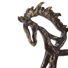 Antiqued Bronze Horse Sculpture - Your Western Decor