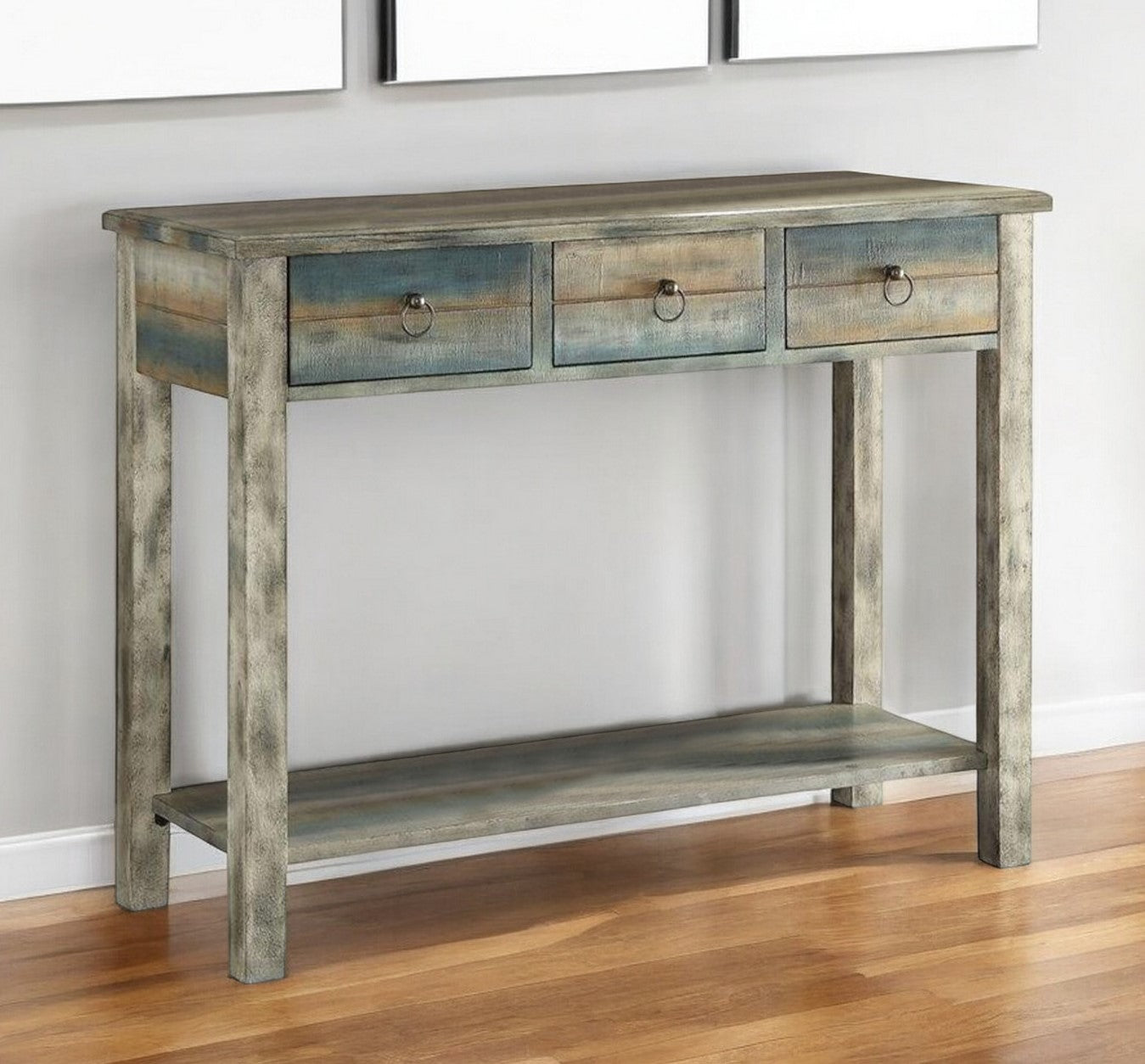 Rustic farmhouse console entry table - Your Western Decor