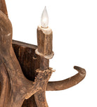 Antler wall sconce detail 