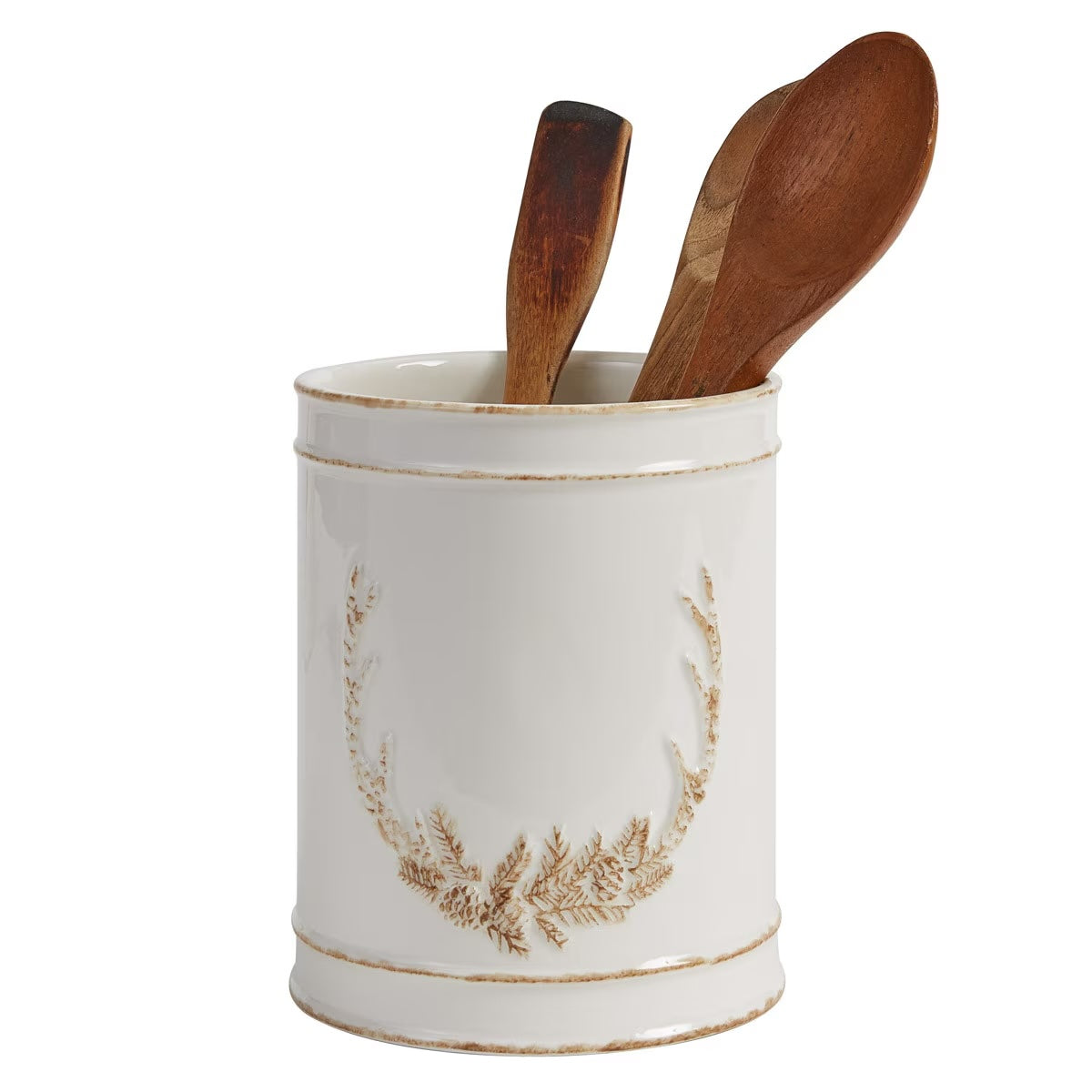 Antlers and Pines Utensil Crock - Your Western Decor