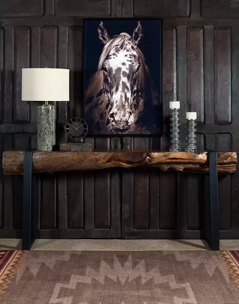 Apache Paint Horse Framed Canvas Print - Your Western Decor