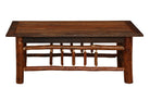American-made rustic coffee table for cabin and mountain lodge interiors
