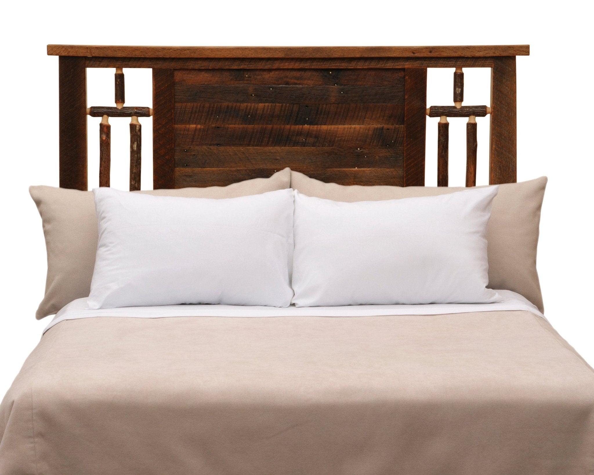 American made Rustic Appalachian Barnwood Headboard - Your Western Decor