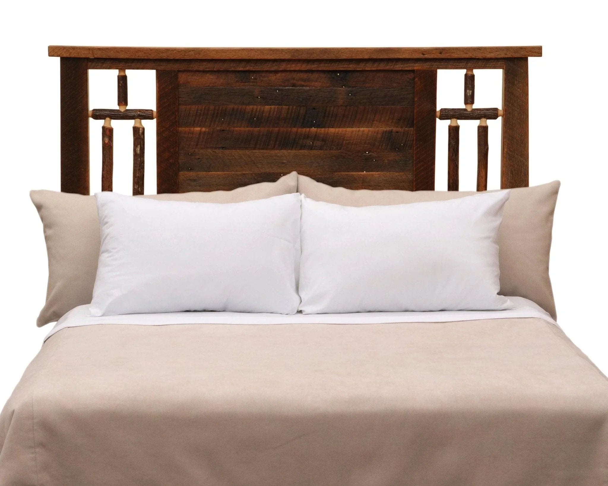 American made Rustic Appalachian Barnwood Headboard 