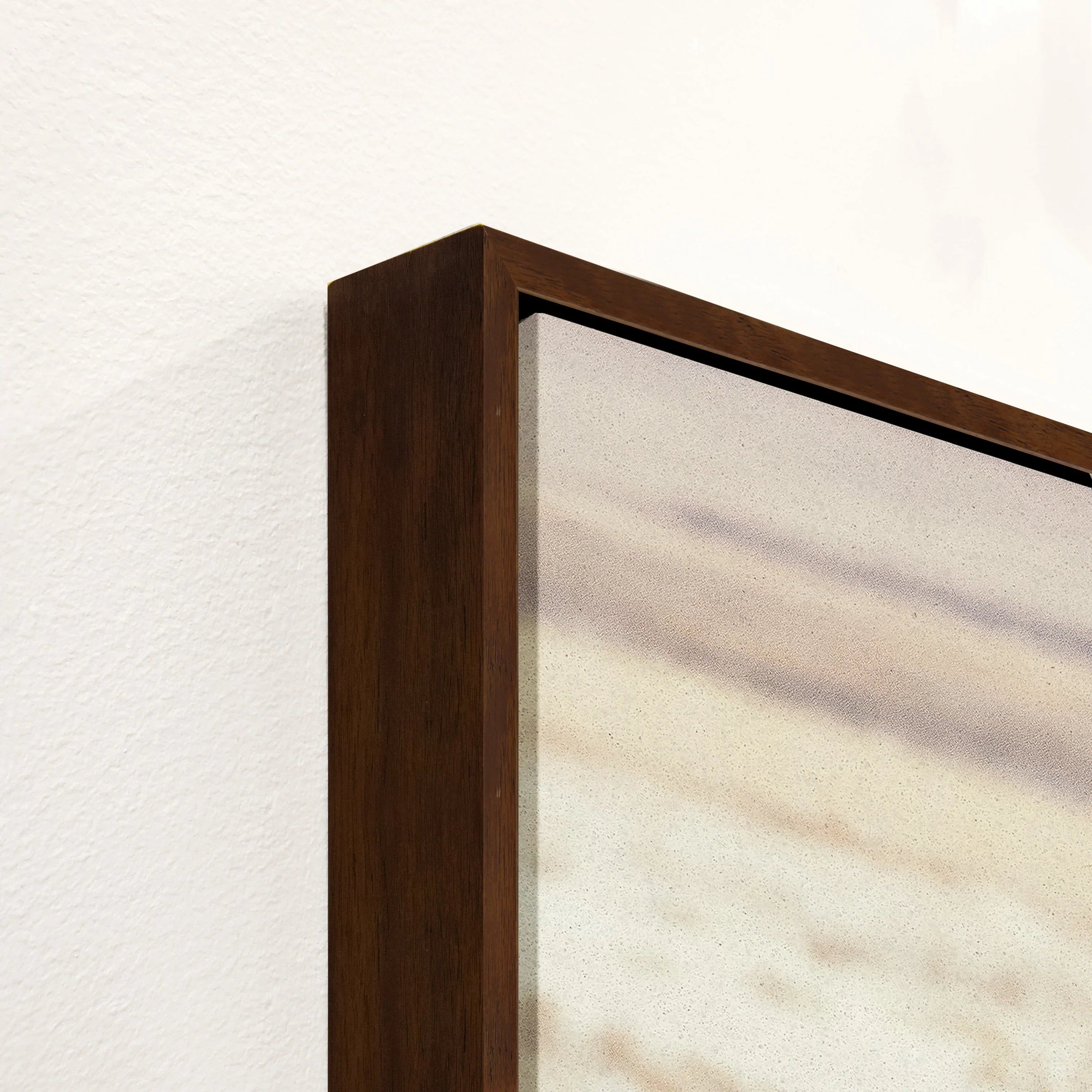 Detail of horse art canvas frame - Your Western decor