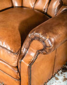 American made Artisan Leather Tufted Chair - Your Western Decor