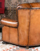 American made Artisan Leather Tufted Chair - Your Western Decor