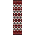 Aspen Area Rug in Reds Floor Runner made in the USA - Your Western Decor