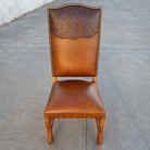 Aspen tool western leather dining chair