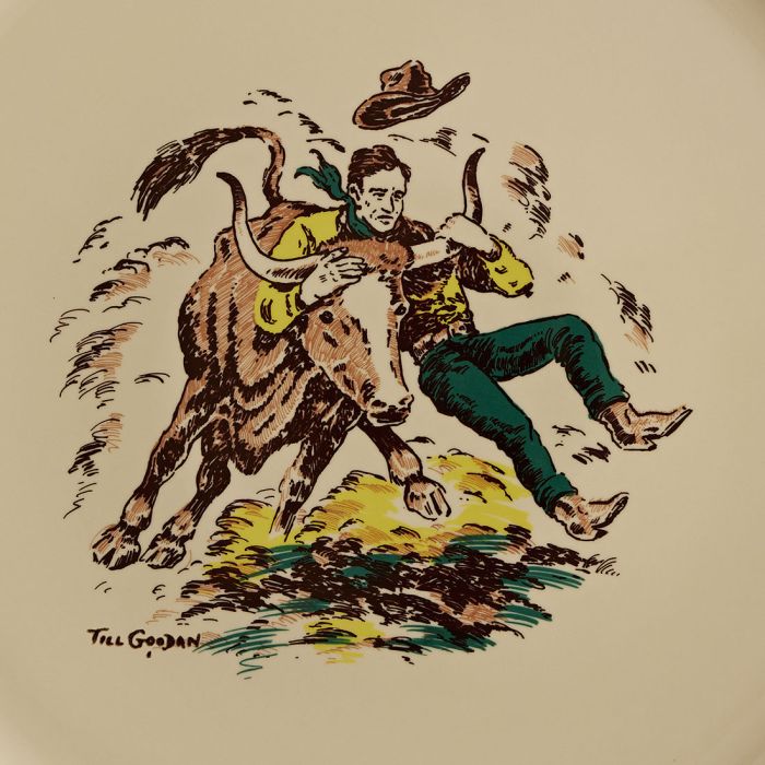 Till Goodan Art Serving Plate made in the USA - Your Western Decor