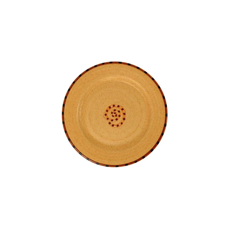 Aurora burnt orange dessert plate - Your Western Decor