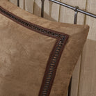 Euro sham lodge style detail - Your Western Decor