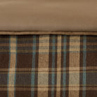 Austin plaid bedding pillow sham detail - Your Western Decor