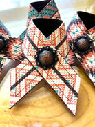 Handmade Southwestern Leather & Concho Napkin Rings - Your Western Decor