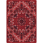 Bandana Rodeo Red Area Rugs made in the USA - Your Western Decor