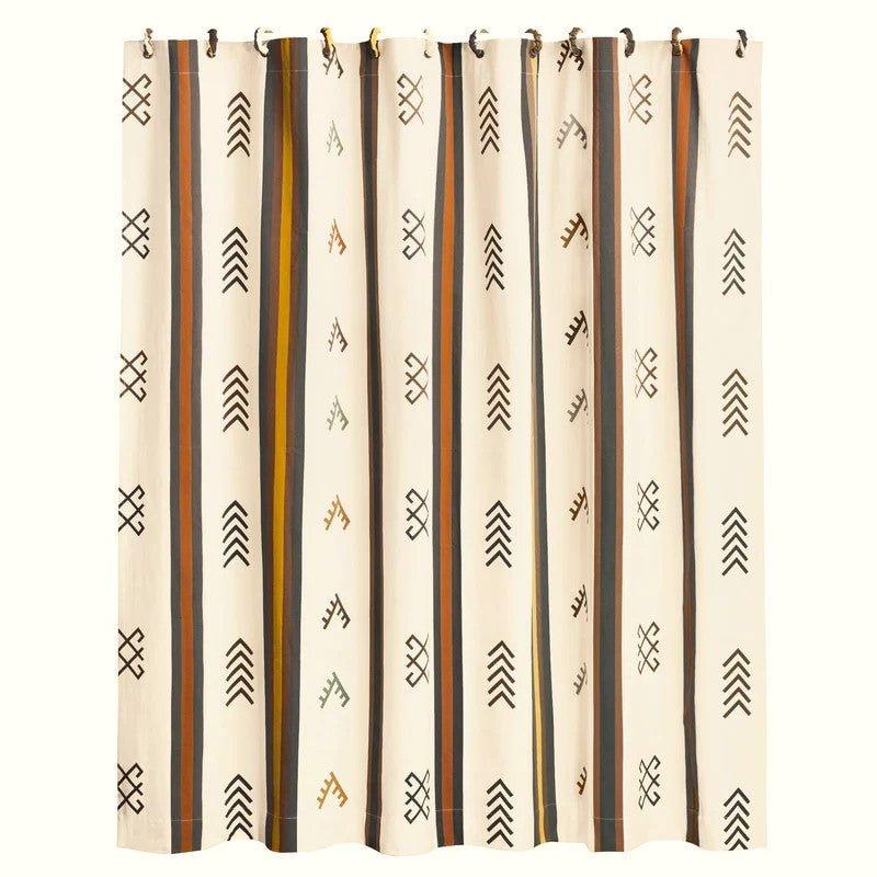 Barren Brands Canvas Western Shower Curtain - Your Western Decor