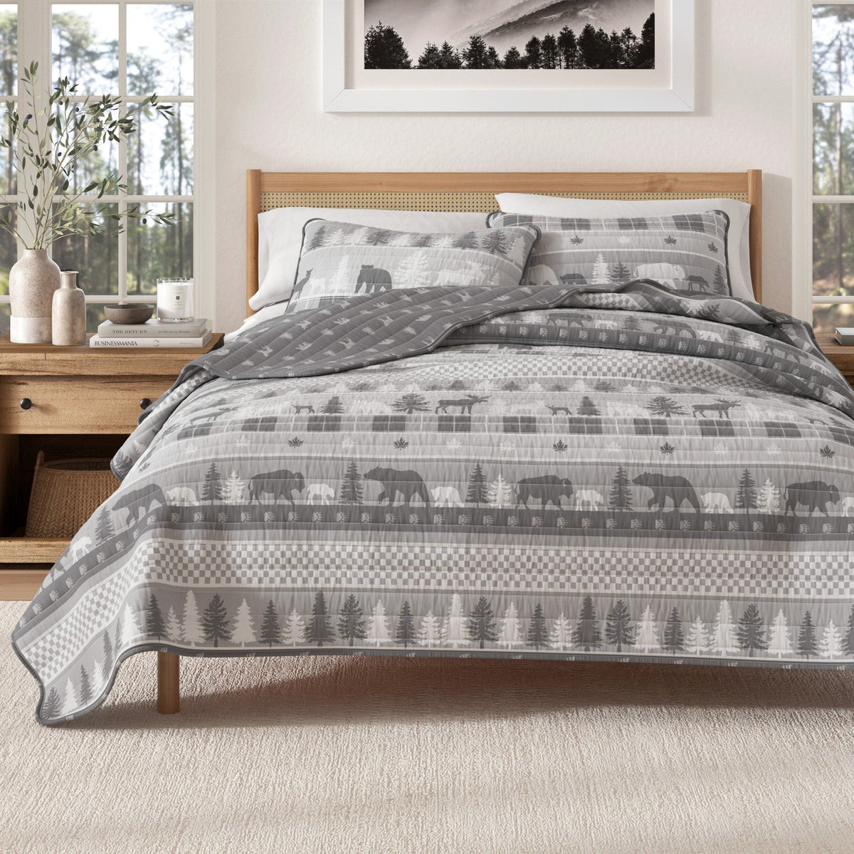 Rustic Landscape Quilt Set in 4 Prints – Your Western Decor