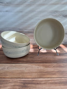 Beaded sandshell dinnerware bowls by Pendleton - Your Western Decor