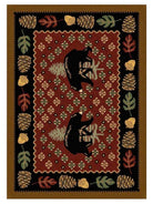 Patchwork Bear Rugs - 3 Colors - Your Western Decor, LLC