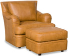 rustic luxury leather lounge chair for ranch home interior