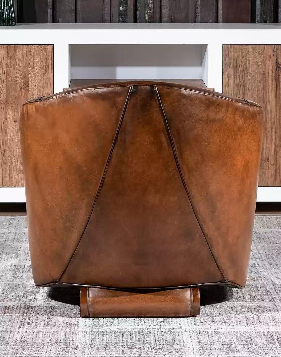 American made Benton Leather Accent Chair - Your Western Decor