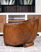 American made Benton Leather Accent Chair - Your Western Decor