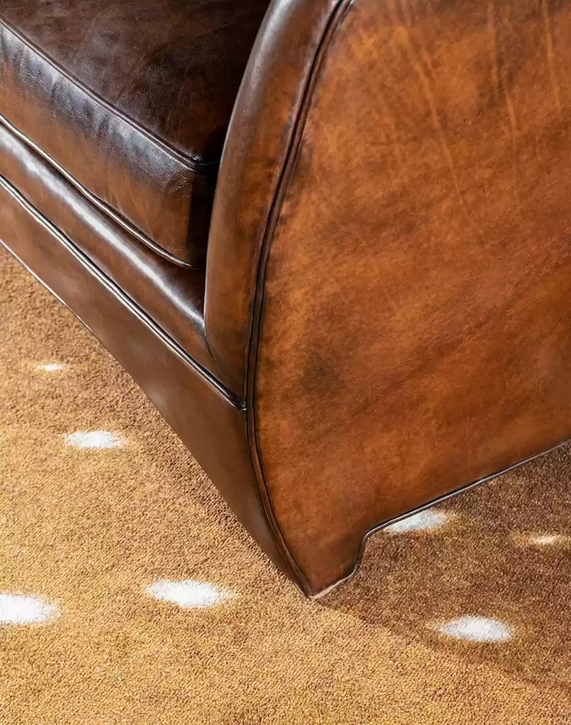 American Made Benton Rustic Leather Sofa - Your Western Decor