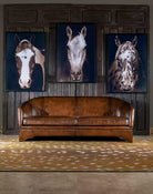 American Made Benton Rustic Leather Sofa - Your Western Decor