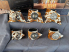 Best of the West Cowhide Western Napkin Rings with western conchos - Your Western Decor