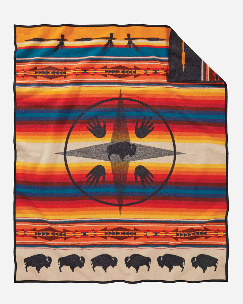 Big Medicine Pendleton Twin Blanket made in the USA - Your Western Decor