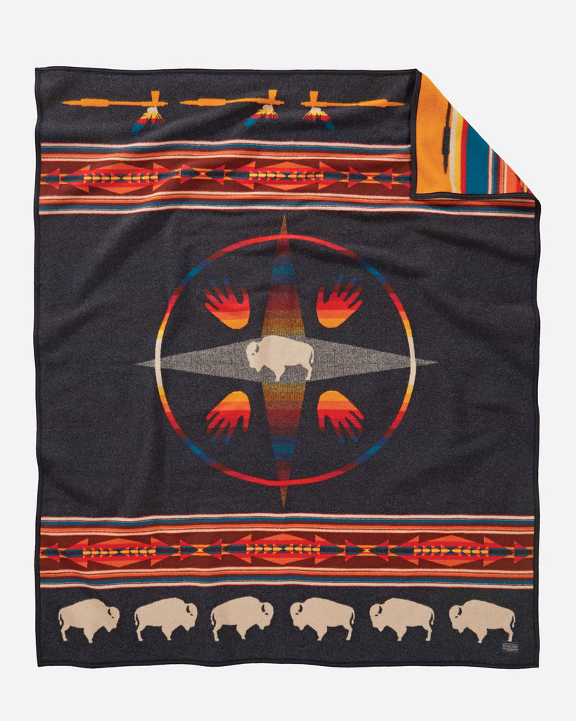 Big Medicine Pendleton Twin Blanket made in the USA - Your Western Decor