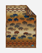 Bison Rush Hour Pendleton Crib Blanket made in the USA - Your Western Decor 