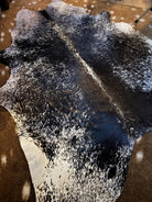 black and white peppered cowhide rug - Your Western Decor